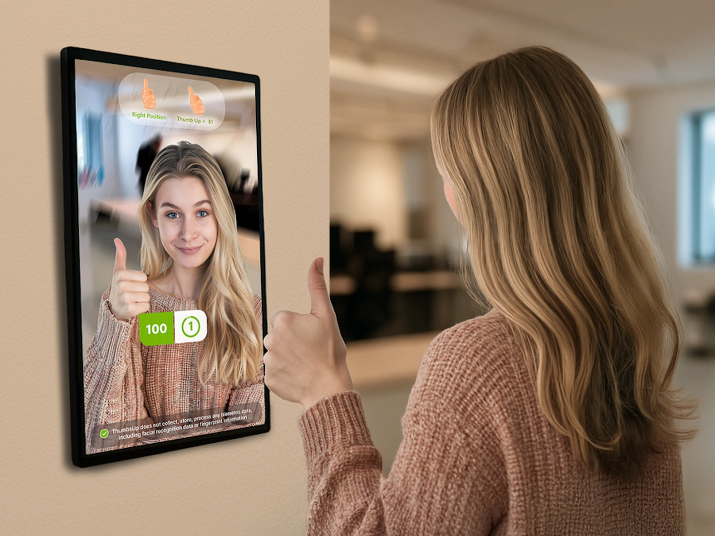 ThumbsUp dashboard showing customer feedback analytics